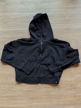 JoyLab Black Quarter Zip Hoodie, XS